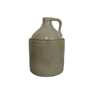 Vintage Whiskey Moonshine Shoulder Jug Handle Gallon Stoneware Crock 11"H x 7"W